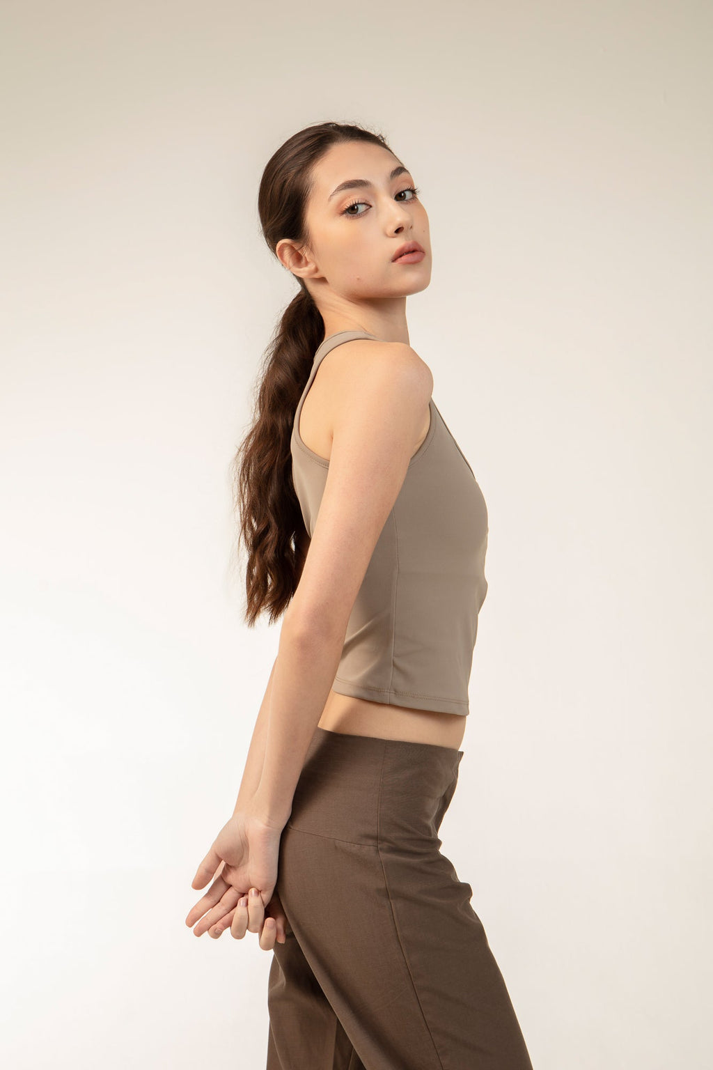ALICIA Top In Taupe